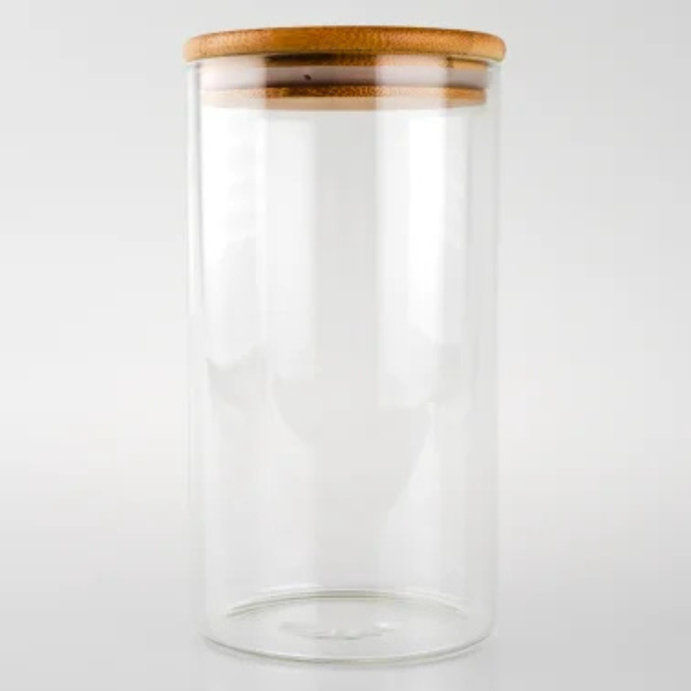 1000ml Bamboo Lid Jar Tall