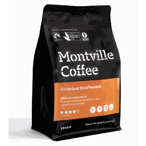 Coffee BEANS 250g Decaf MONTVILLE