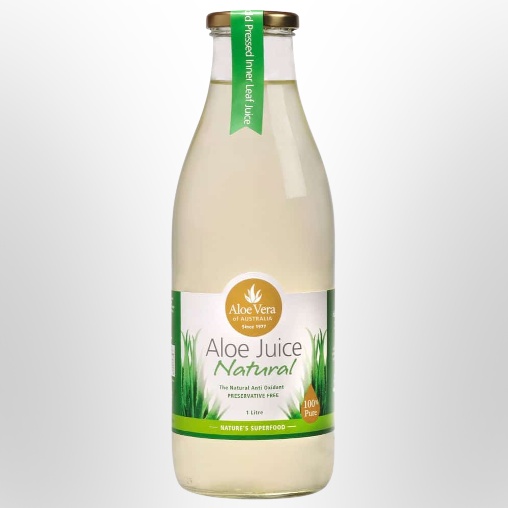 ALOE VERA OF AUSTRALIA Aloe Juice Natural 100% Pure 1L
