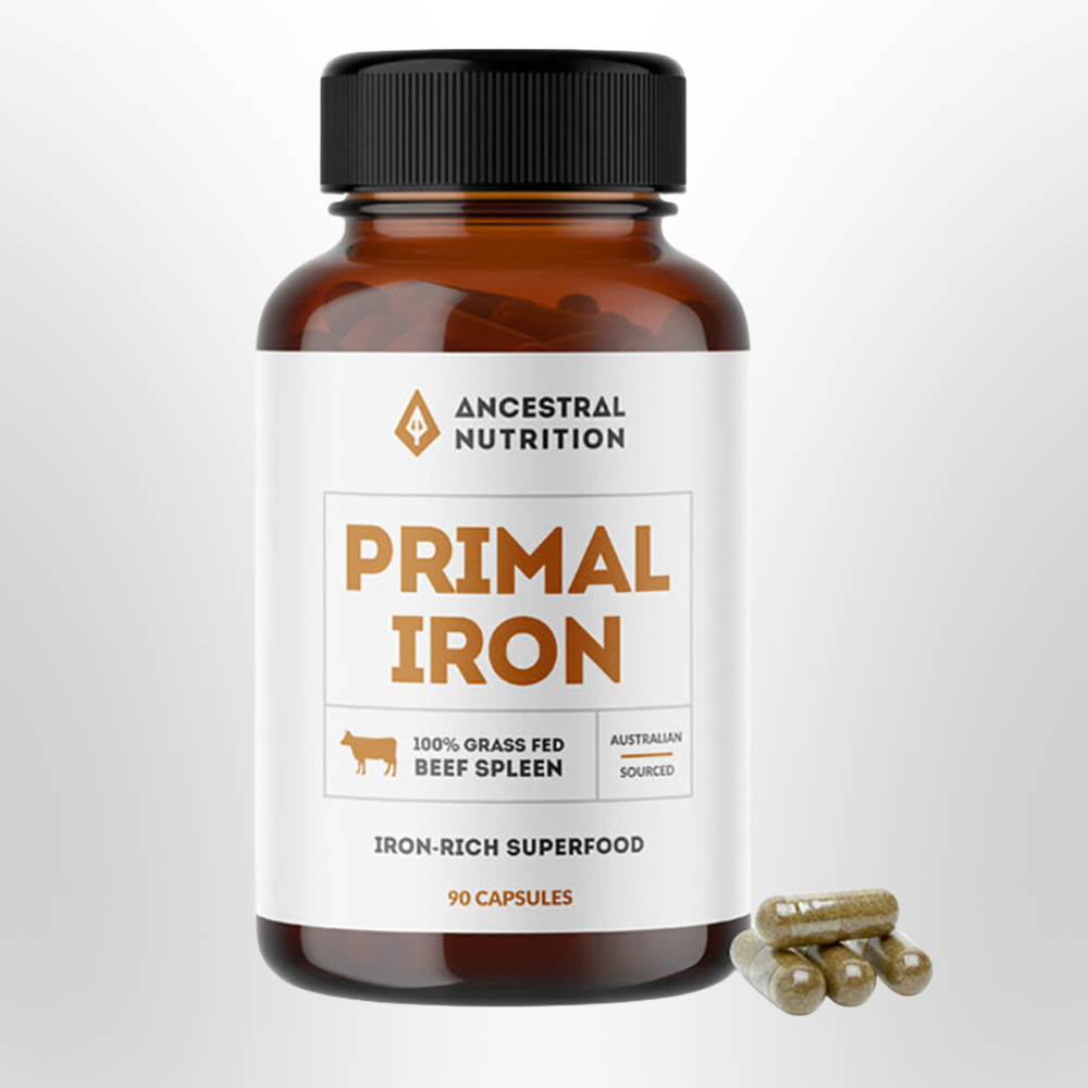ANCEST NUTR PRIMAL IRON Beef Spleen (Gold) 90 Caps