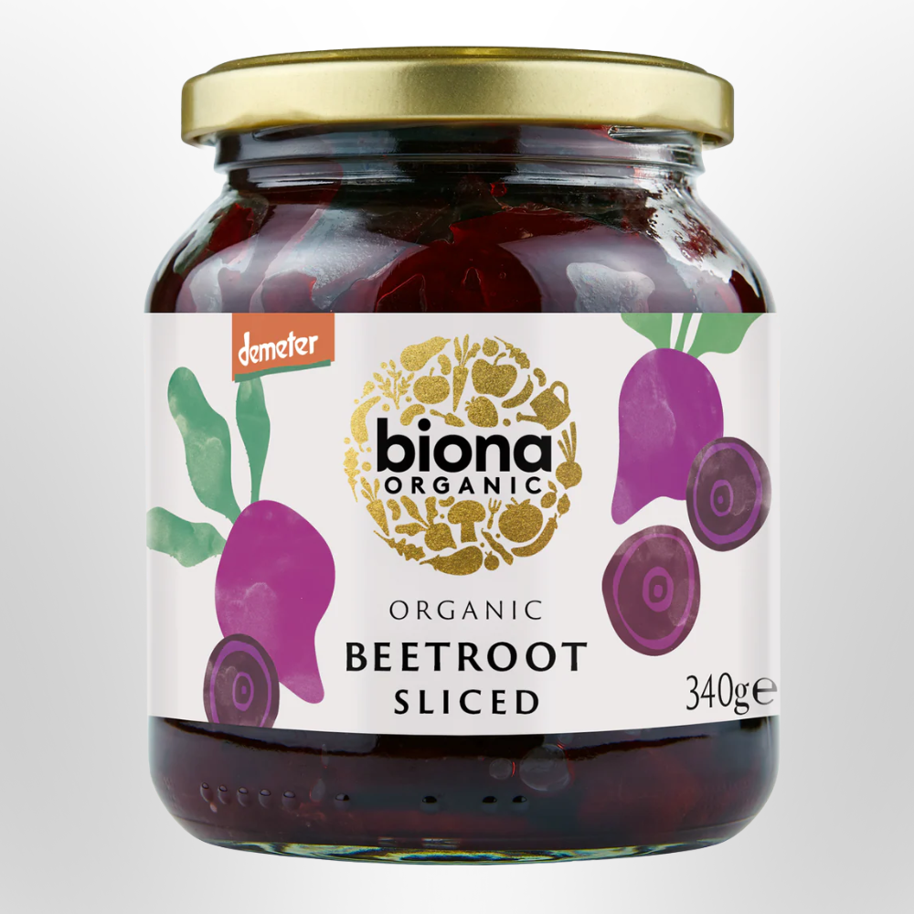 BIONA ORGANIC Sliced Beetroot 340g