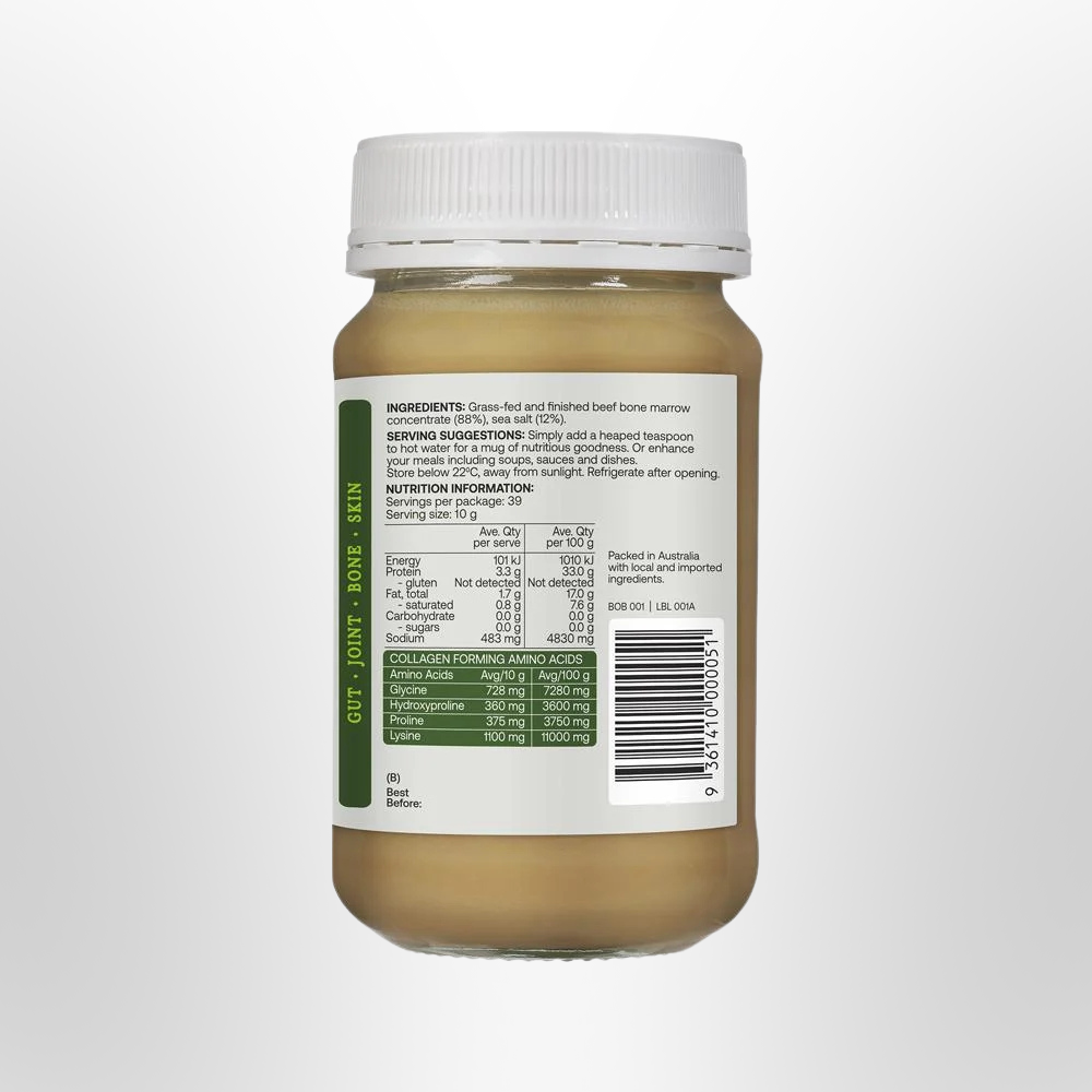 BOTB Beef Bone Broth Concentrate Original 390g