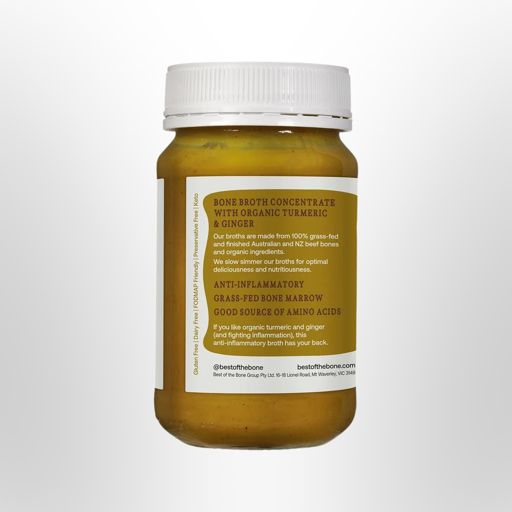 BOTB Beef Bone Broth Concentrate Turmeric, Ginger & Pepper 390g