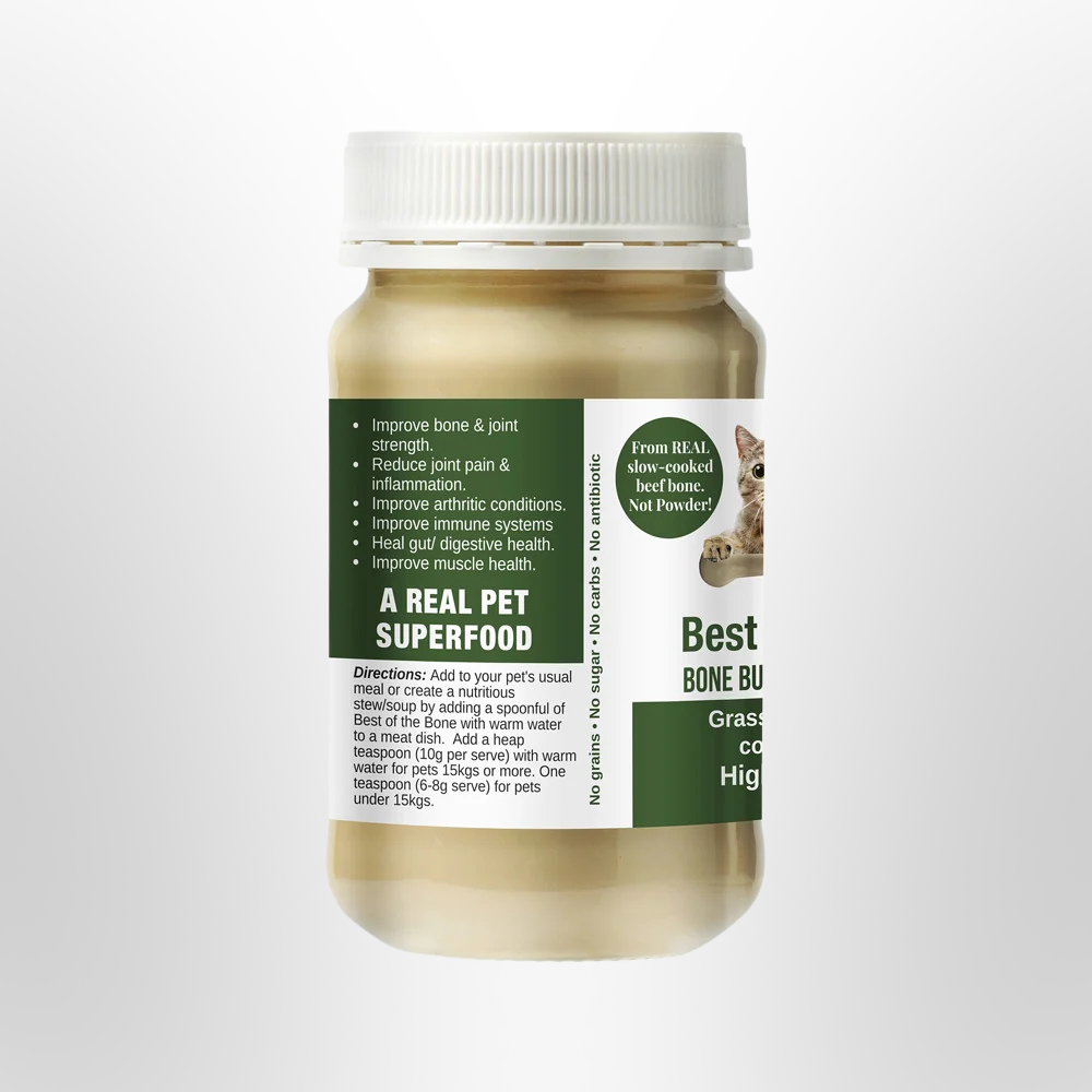 BOTB Bone Buddies Pet Bone Broth Beef Concentrate with High Collagen Protein 375g