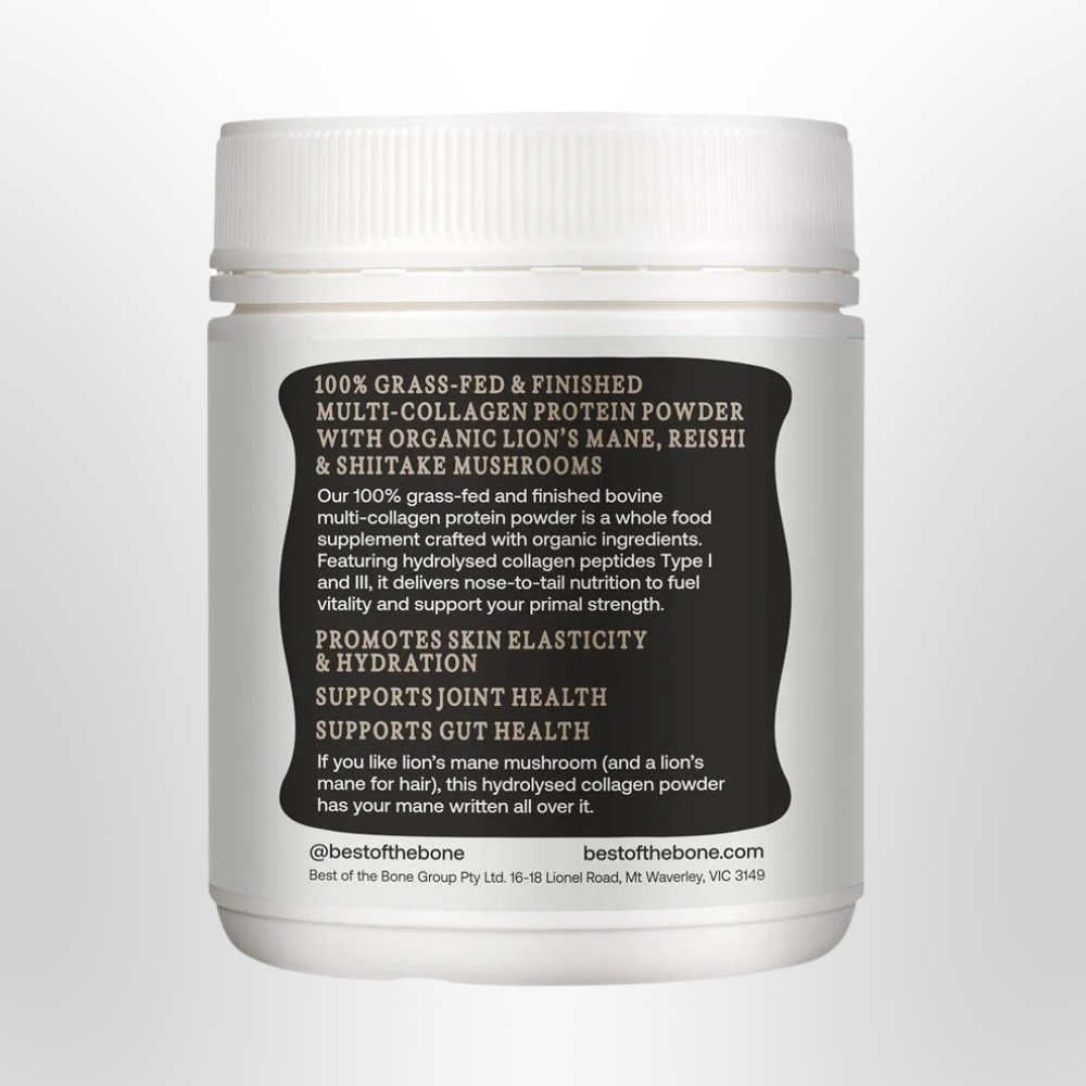 BOTB Multi-Collagen Protein Powder Organic Mushroom 210g