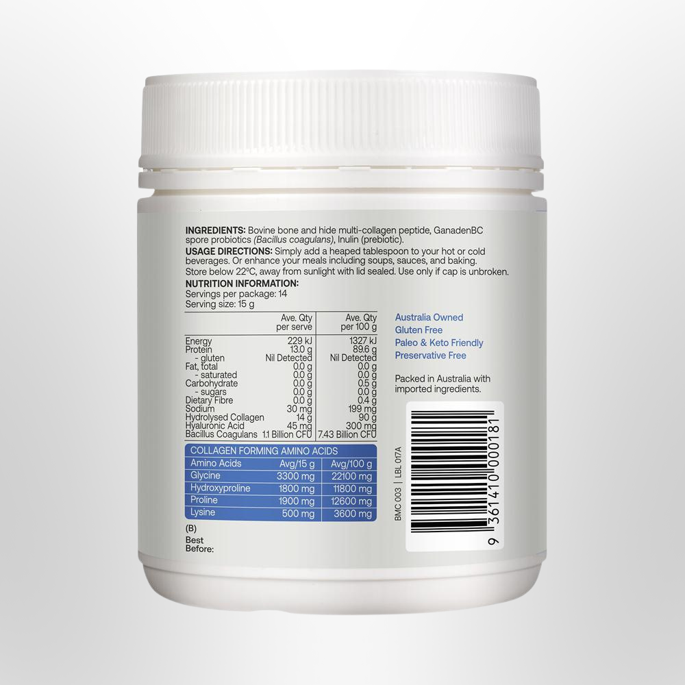 BOTB Multi-Collagen Protein Powder Probiotic 210g