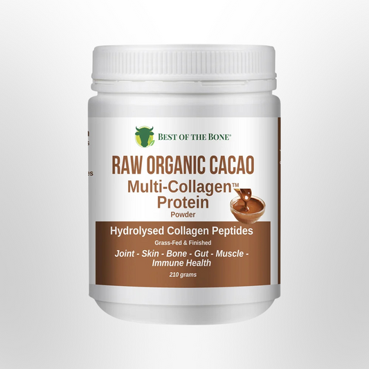 BOTB Multi-Collagen Protein Powder Raw Organic Cacao 210g