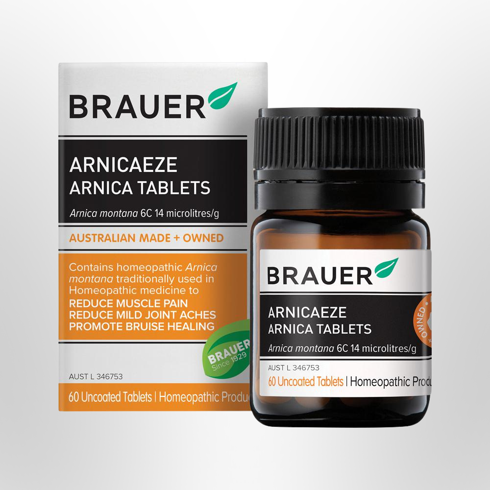 BRAUER ArnicaEze Arnica Tablets (6C) 60 tabs