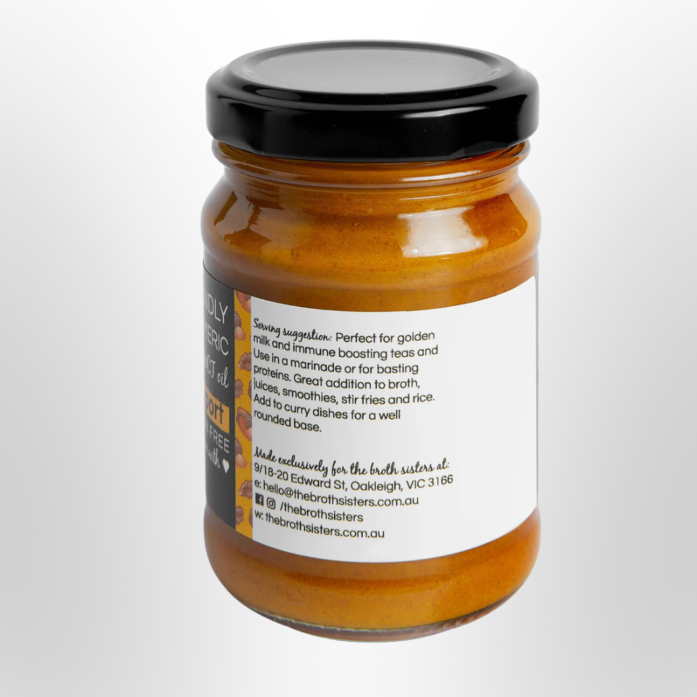 BROTH SISTERS Activated Turmeric & Ginger Paste with MCT Oil 170g