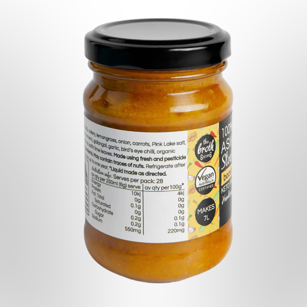 BROTH SISTERS Asian Veggie Turmeric Stock Concentrate 170g
