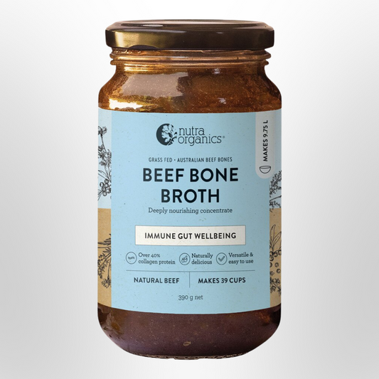 NUTRA ORGANICS Natural Beef Bone Broth Concentrate 390g
