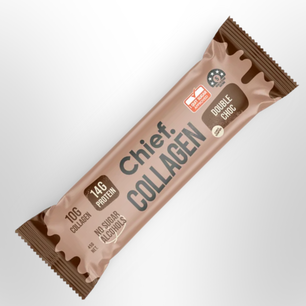 CHIEF Collagen Protein Bar Double Choc 45g