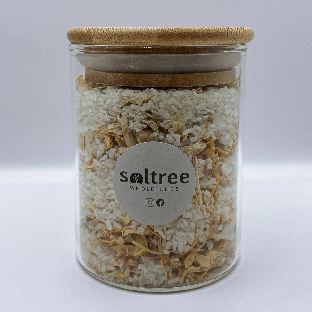 Calendula & Bentonite Bath Salts (250ml Jar)