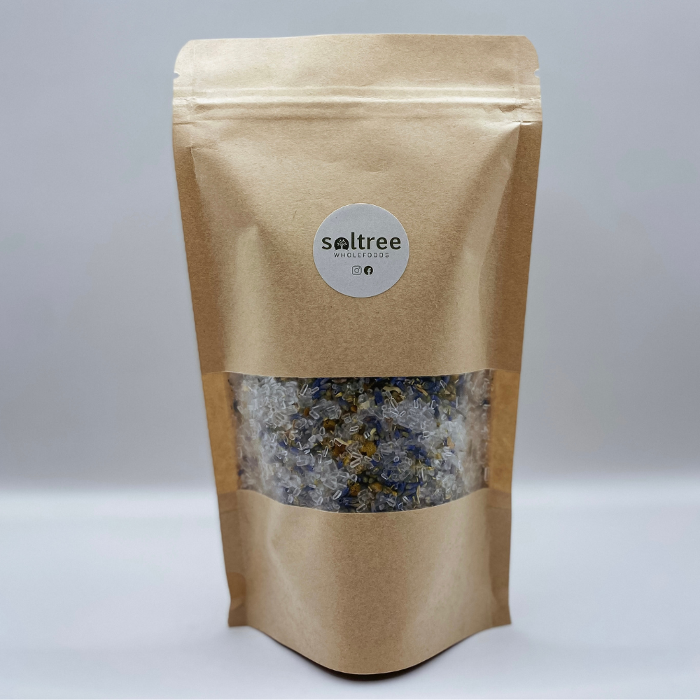 Chamomile & Lavender Bath Salts (250g Pouch)