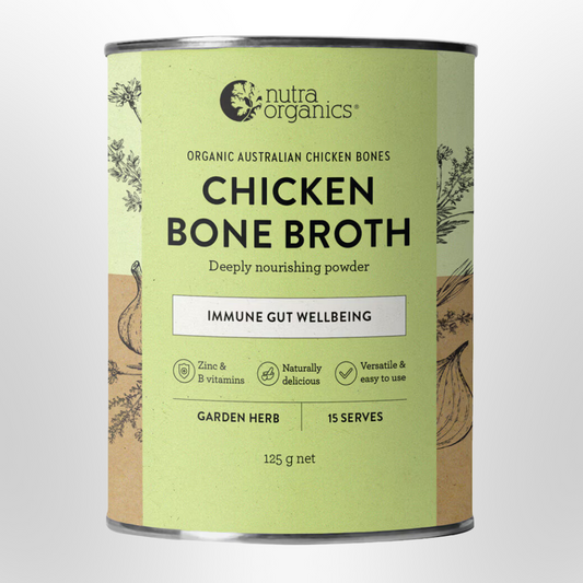 NUTRA ORGANICS Garden Herb Chicken Bone Broth Powder 125g