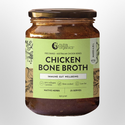 NUTRA ORGANICS Native Herb Chicken Bone Broth Concentrate 250g