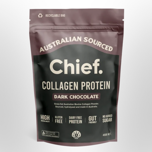 CHIEF Collagen Protein Powder Dark Chocolate 450g