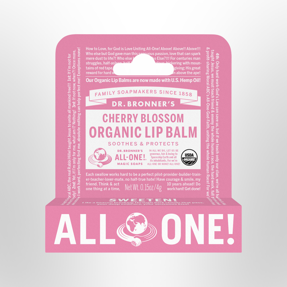 DR BRONNERS Lip Balm Organic Cherry Blossom 4g