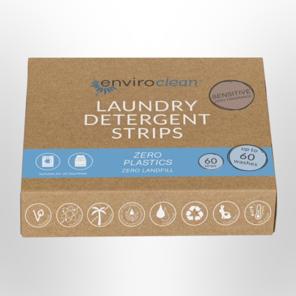 ENVIROCLEAN Laundry Detergent Strips Sensitive (60 pack)