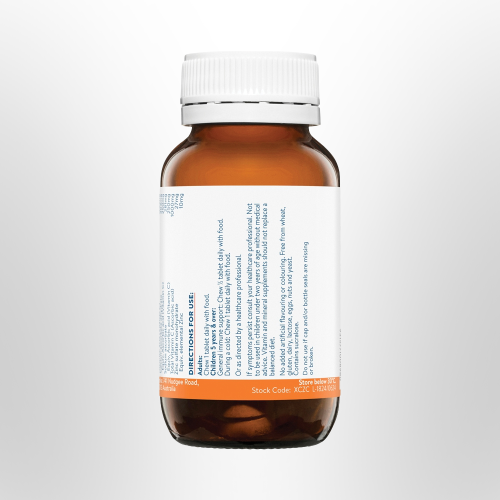 ETHNUT Extra C Zingles 50 Tabs