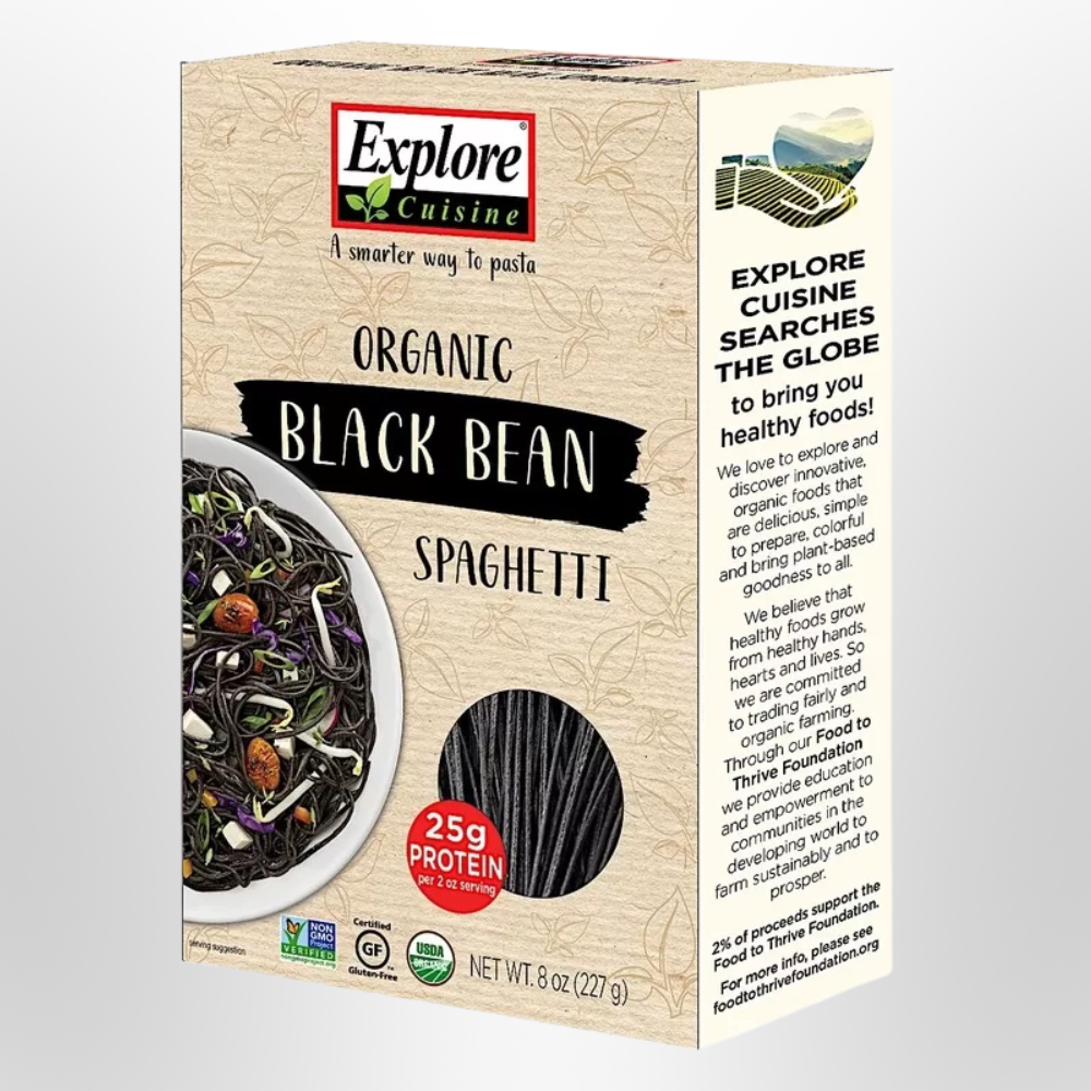 EXPLORE CUISINE Black Bean Spaghetti 200g Organic