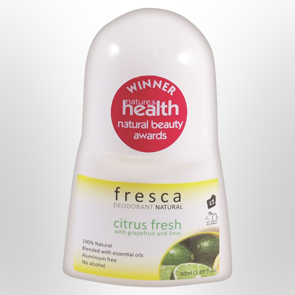 FRESCA Natural Deodorant Citrus Fresh (with Grapefruit & Lime) 50ml