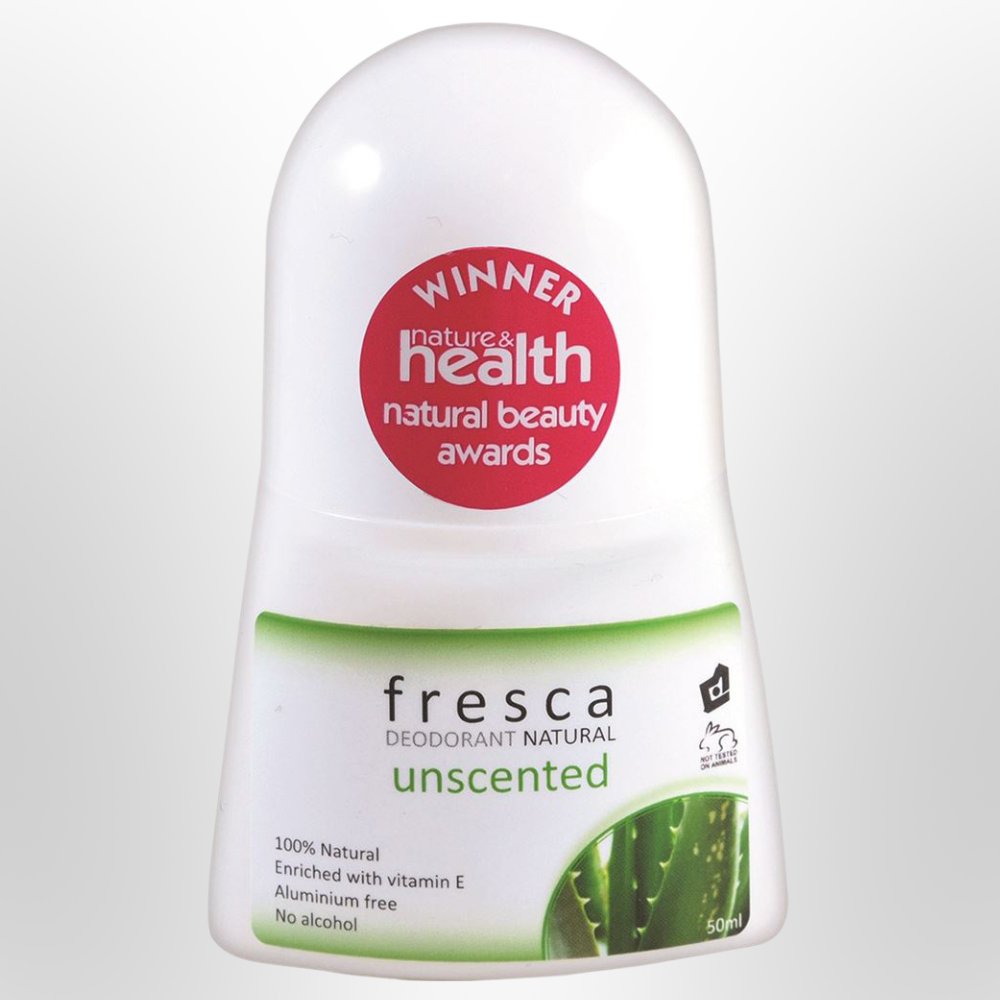 FRESCA Natural Deodorant Unscented (with Vitamin E) 50ml