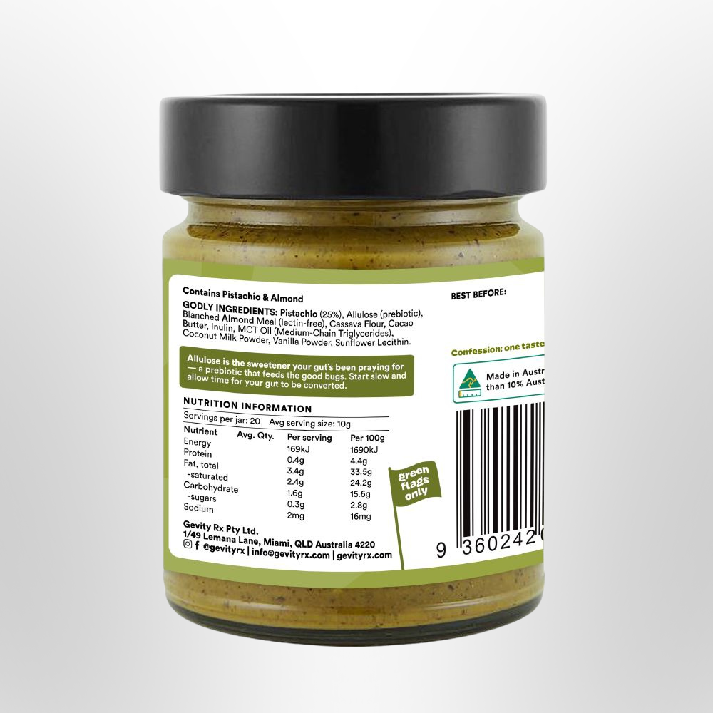 GEVITY Rx Good Stachio Pistachio Spread 200g