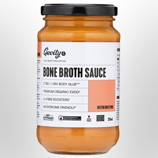GEVITY Rx Bone Broth Sauce Better Belly BBQ 375ml