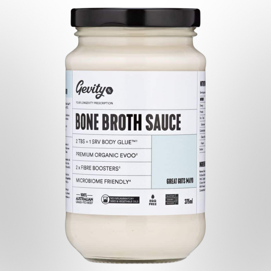 GEVITY Rx Bone Broth Sauce Great Guts Mayo 375ml