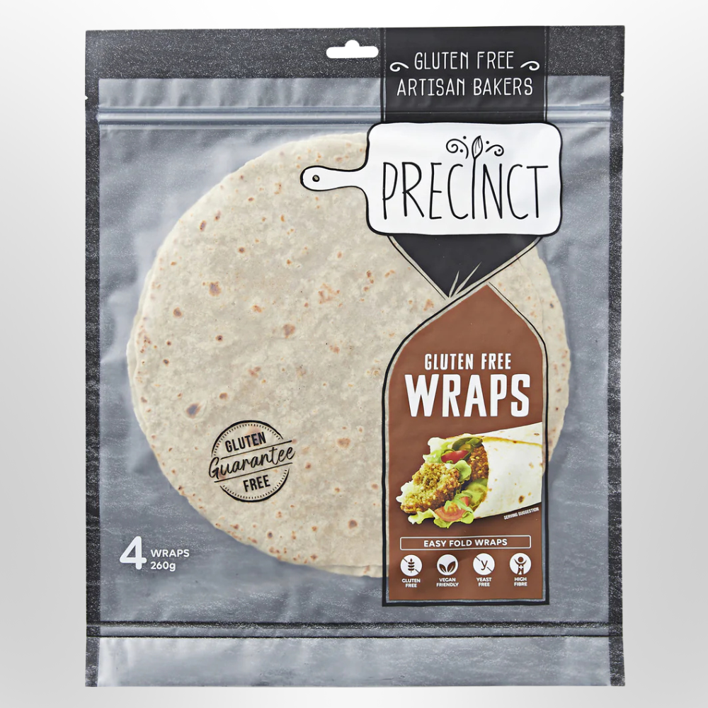 GF PRECINCT Buckwheat & Chia Wraps 260g