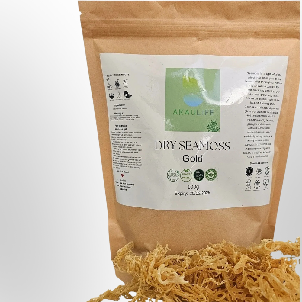 AKAULIFE Dry Seamoss Gold 100g