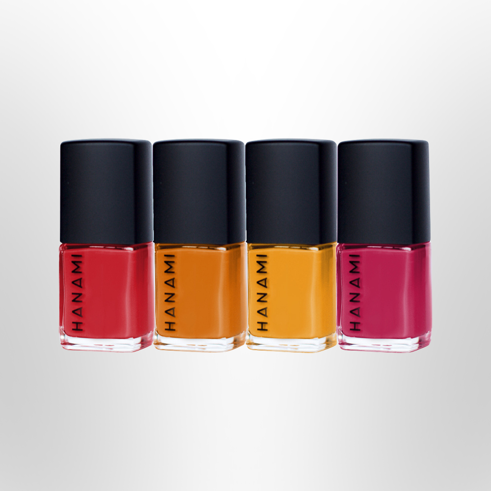 HANAMI Nail Polish Collection Calypso 9ml x 4 Pack