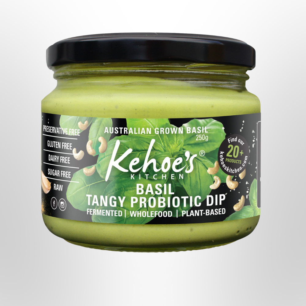 KEHOES Basil Tangy Probiotic Dip 250g