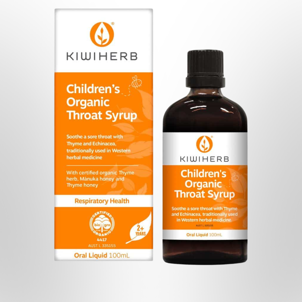 KIWIHERB Children's Throat Syrup Organic 100ml