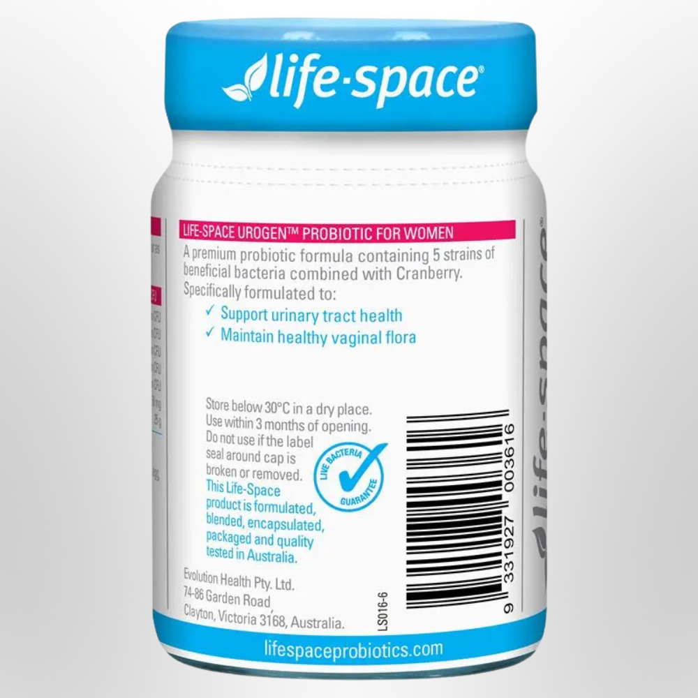 LIFESPACE Urogen Probiotic for Women 60 Caps