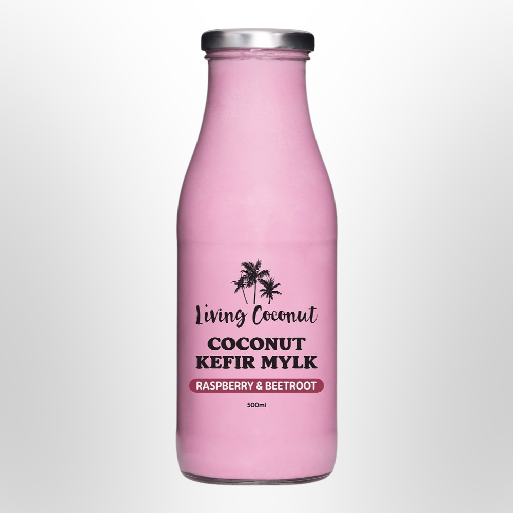 LIVING COCONUT Kefir Raspberry & Beetroot
