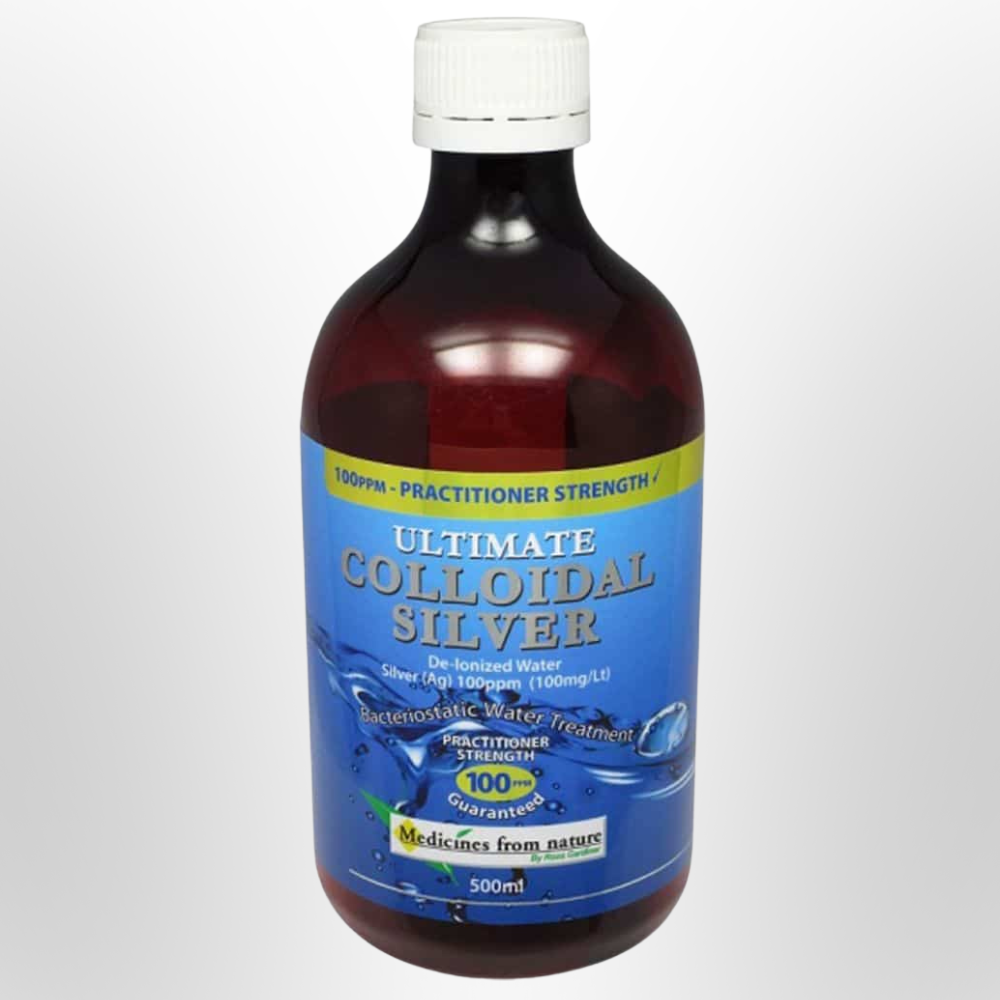 MEDICINES FROM NATURE Ultimate Colloidal Silver 100PPM Liquid 500ml