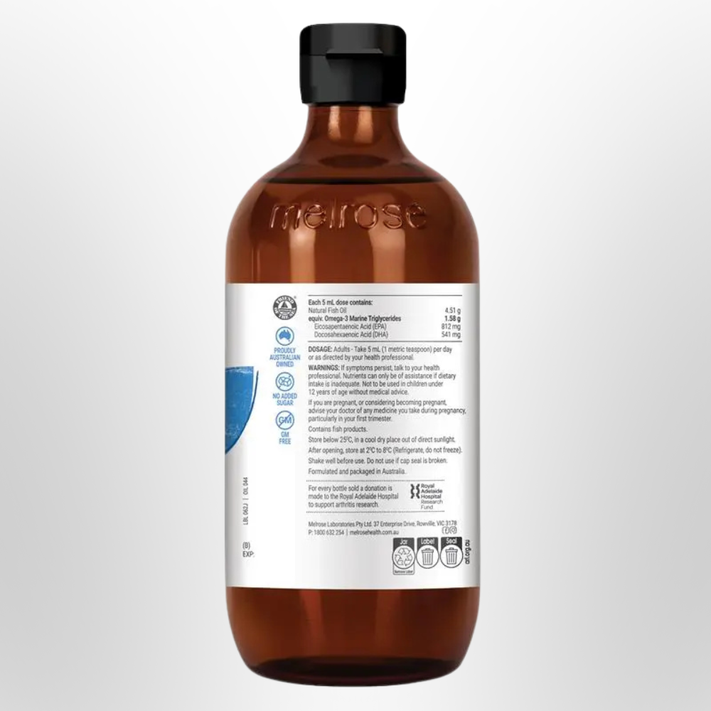 MELROSE Omega Fish Oil Health & Heart 500ml