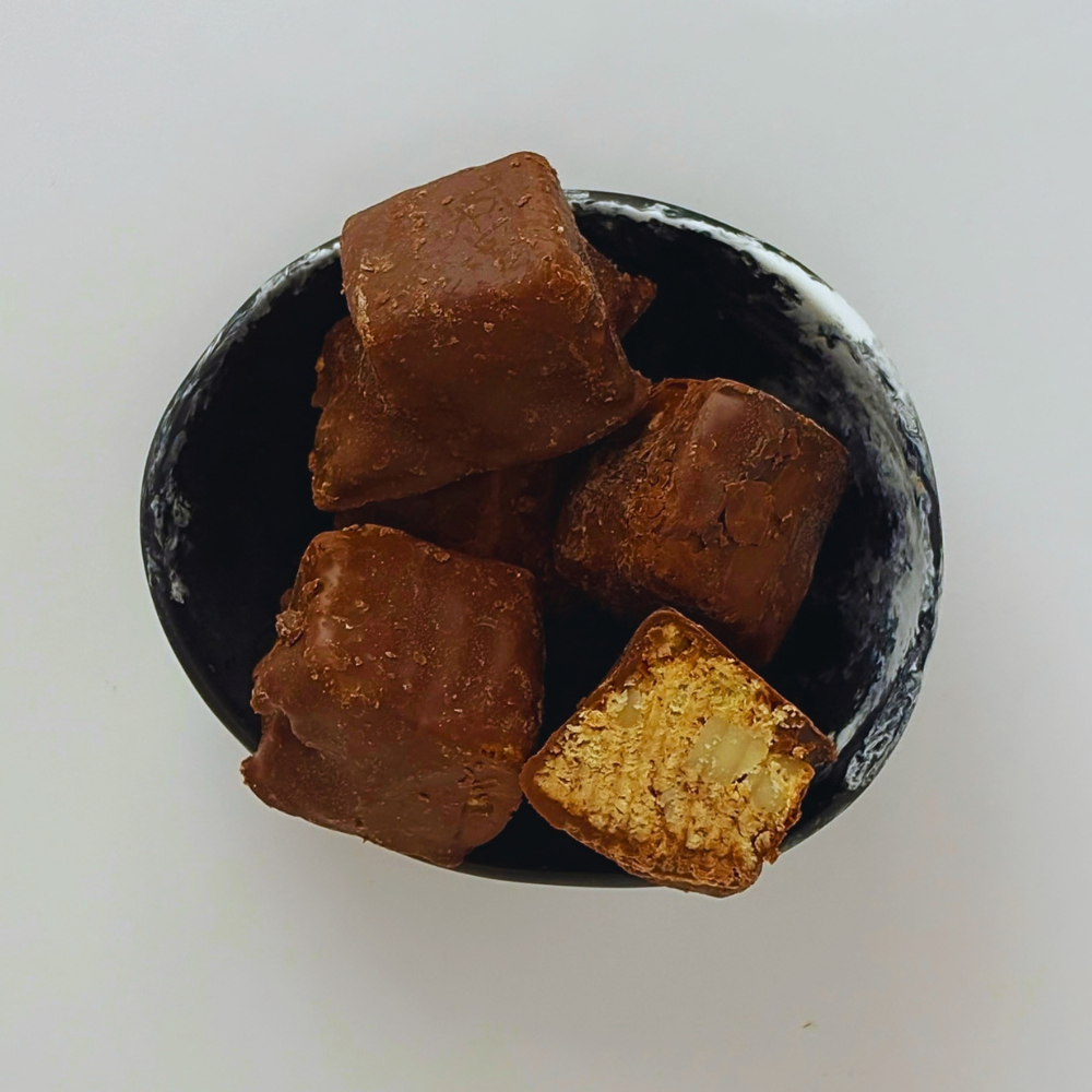 Macadamia Cookie Dough Protein Bites