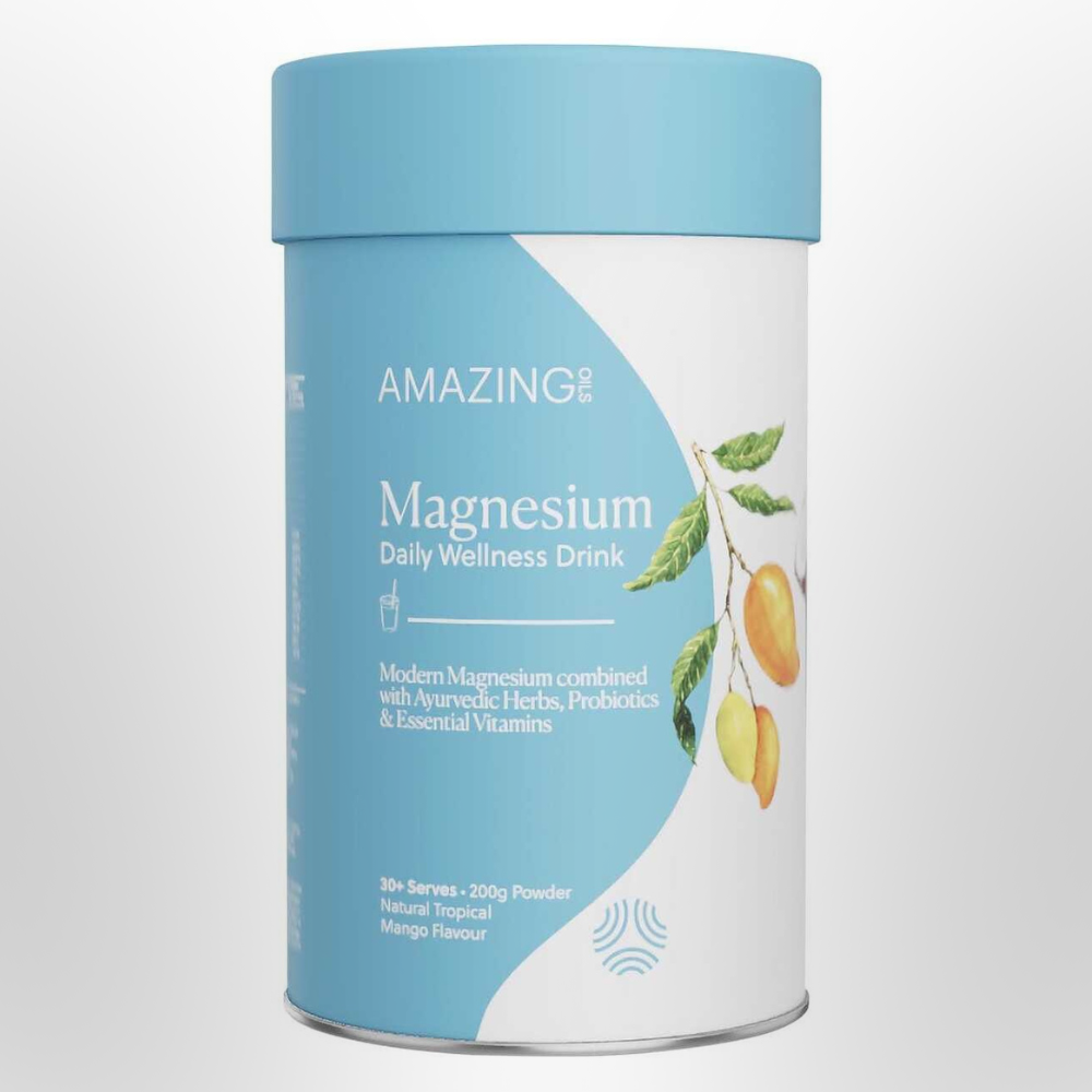 AMAZING OILS Magnesium Wellness Drink Daily Tropical Mango 200g