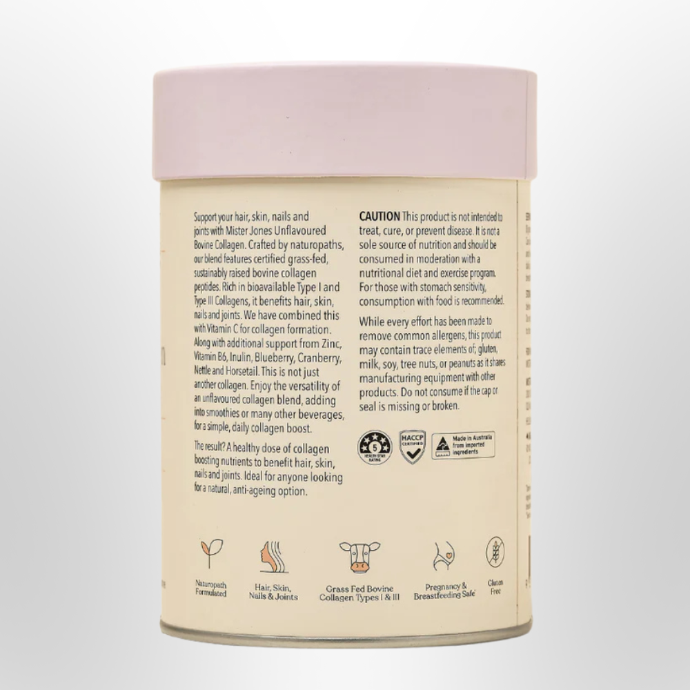 MISTER JONES Unflavoured Bovine Collagen 240g