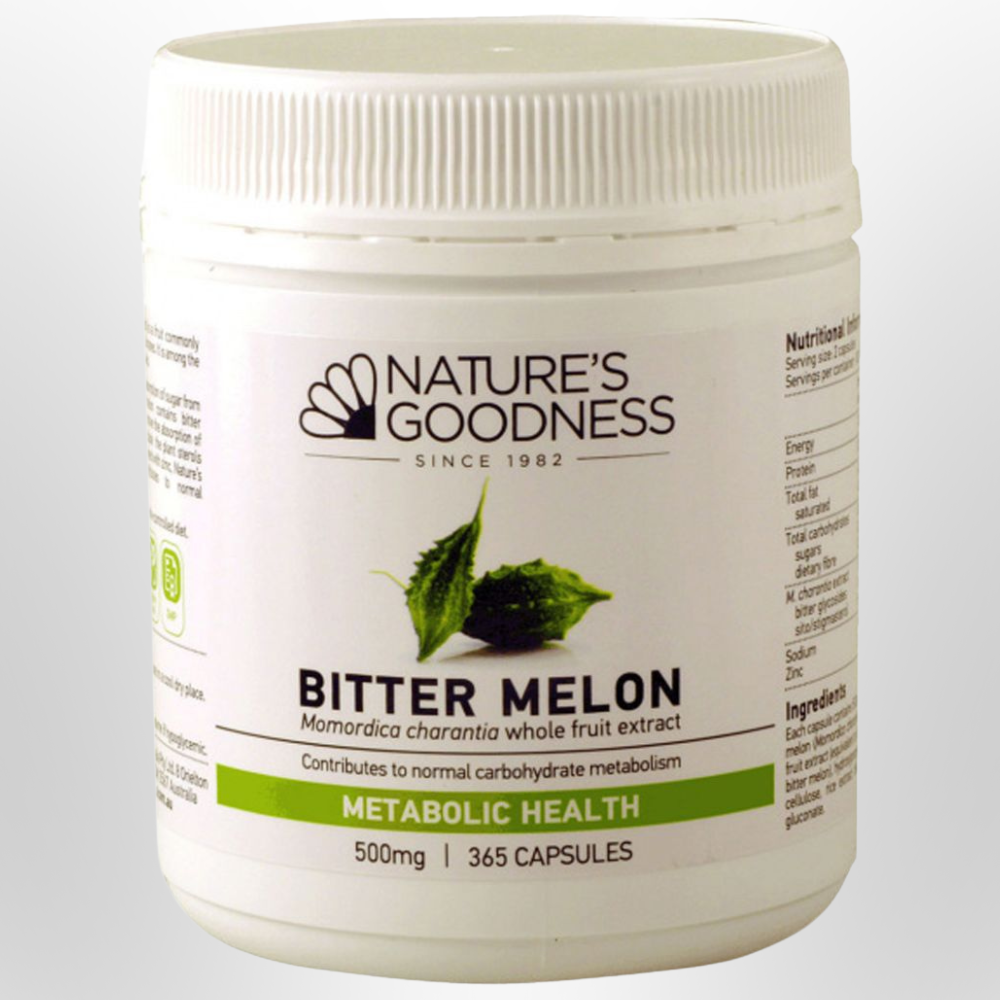 NATURES GOODNESS Bitter Melon 500mg 365 Caps