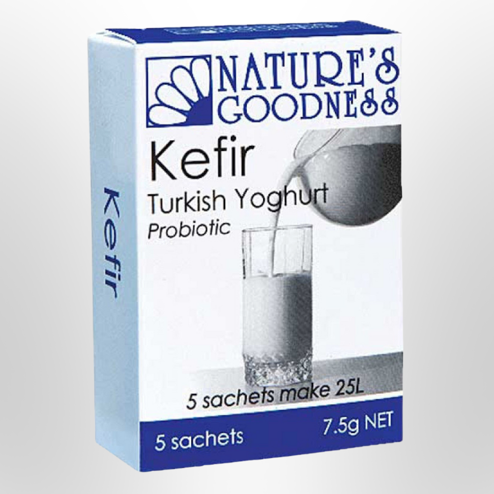 NATURES GOODNESS Kefir Turkish Probiotic starter 5xSachets 75g