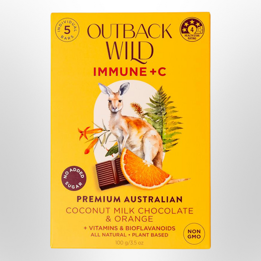 OUTBACK WILD IMMUNE Coconut Milk Chocolate & Orange 20g x 5pk