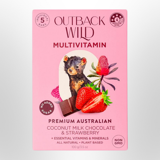 OUTBACK WILD MULTIVITAMIN Coconut Milk Chocolate & Strawberry 20g x 5pk