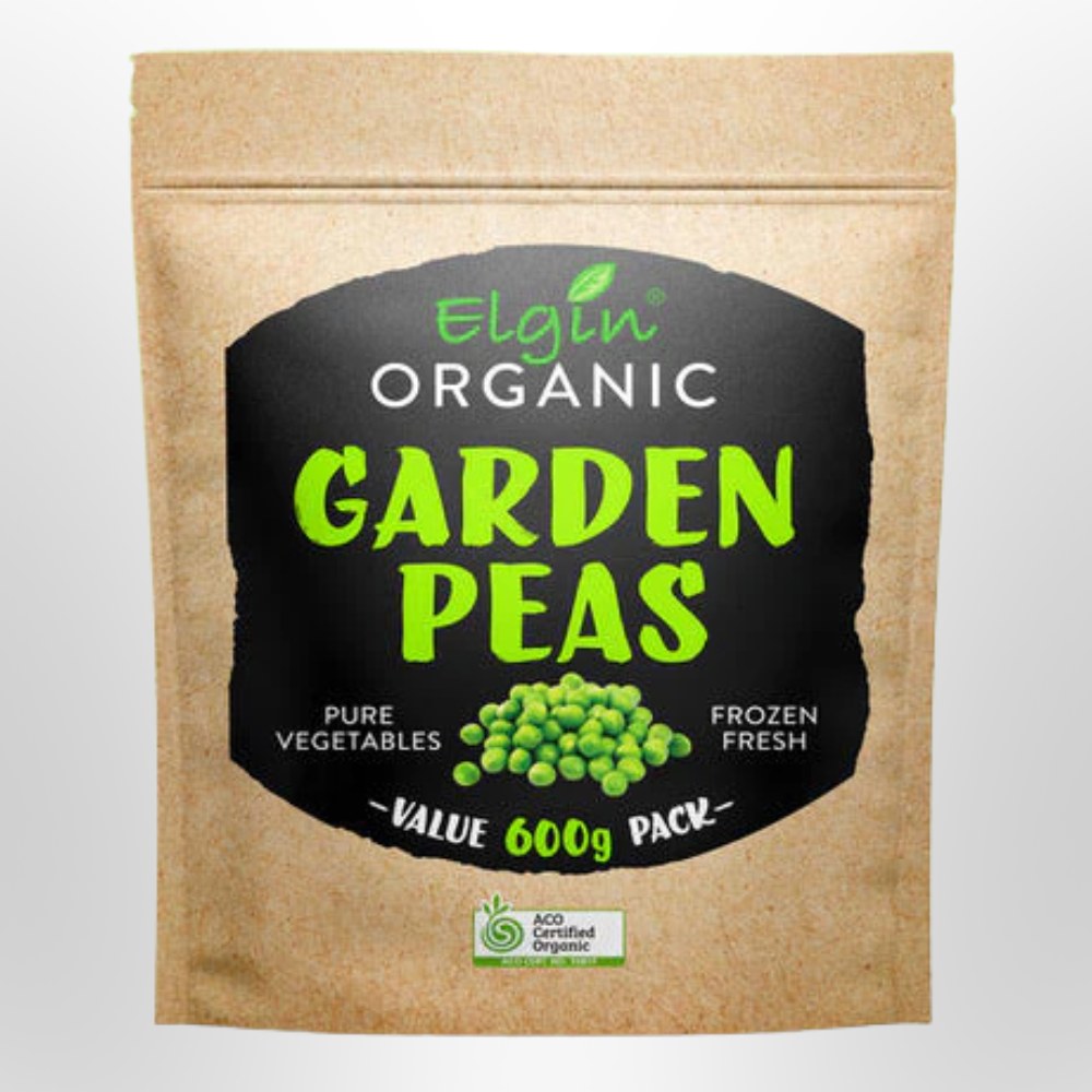 ELGIN Garden Peas Organic 600g