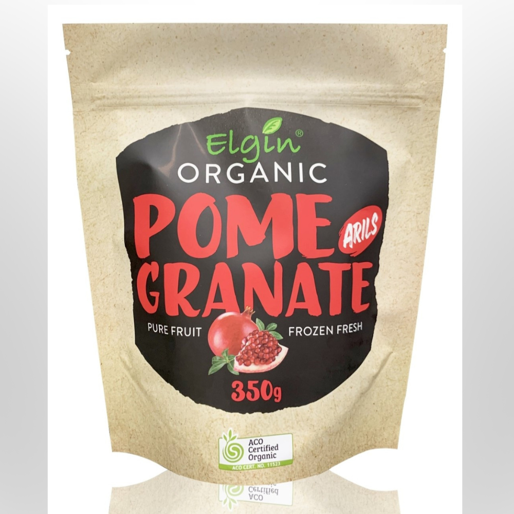 Pomegranate Arils Organic 350g ELGIN