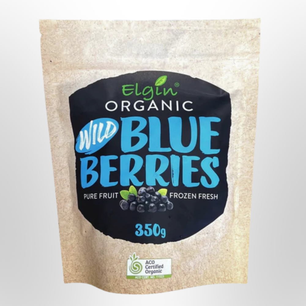 Wild Blueberries Organic 350g ELGIN