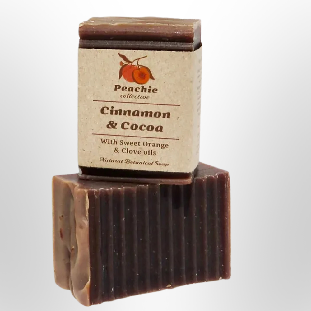 PEACHIE COLLECTIVE Cocoa Cinnamon Orange Soap Bar 110g